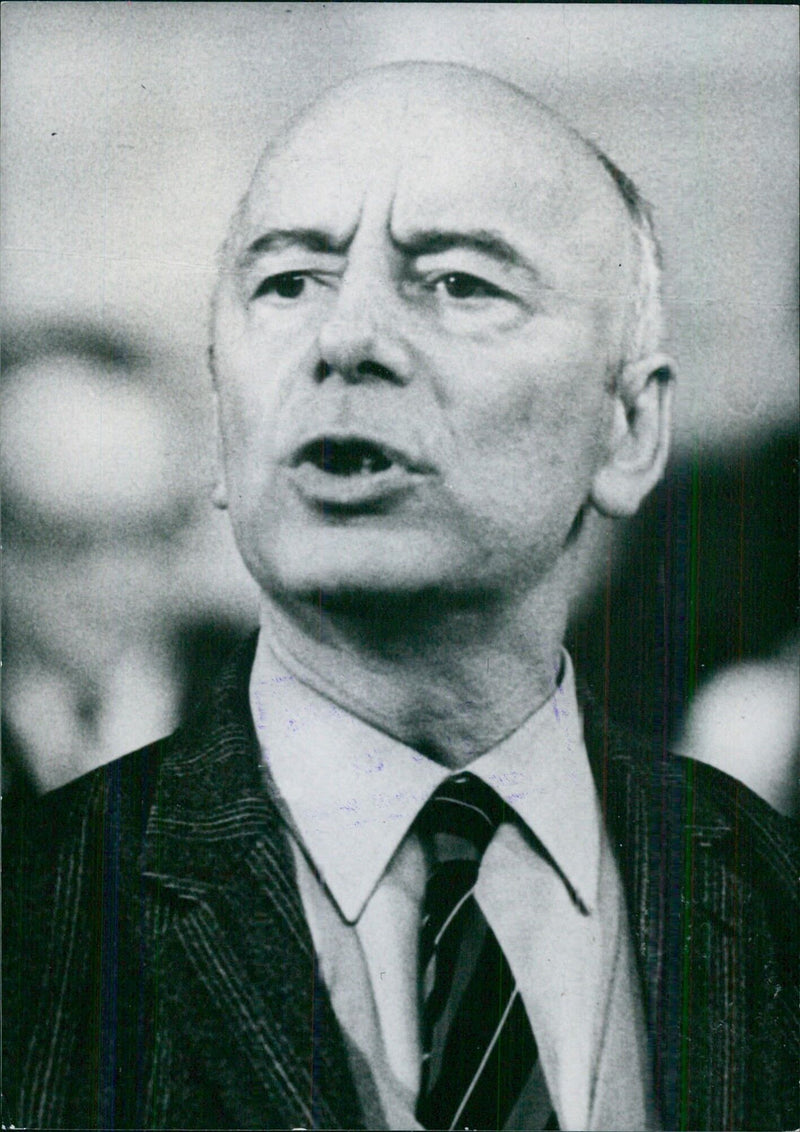 Italian politician Giancarlo Pajetta at the 5th Congress of the Polish United Workers Party - Vintage Photograph