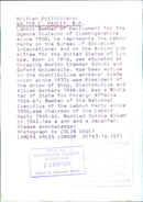 British Politician Walter E. Padley, M.P. - Vintage Photograph