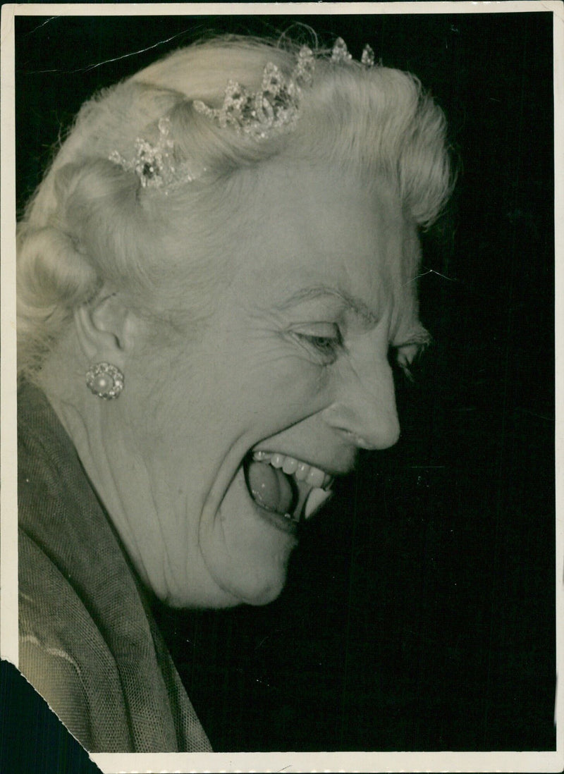 Winston Churchill at the Nobel Banquet in Stockholm 1953 - Vintage Photograph