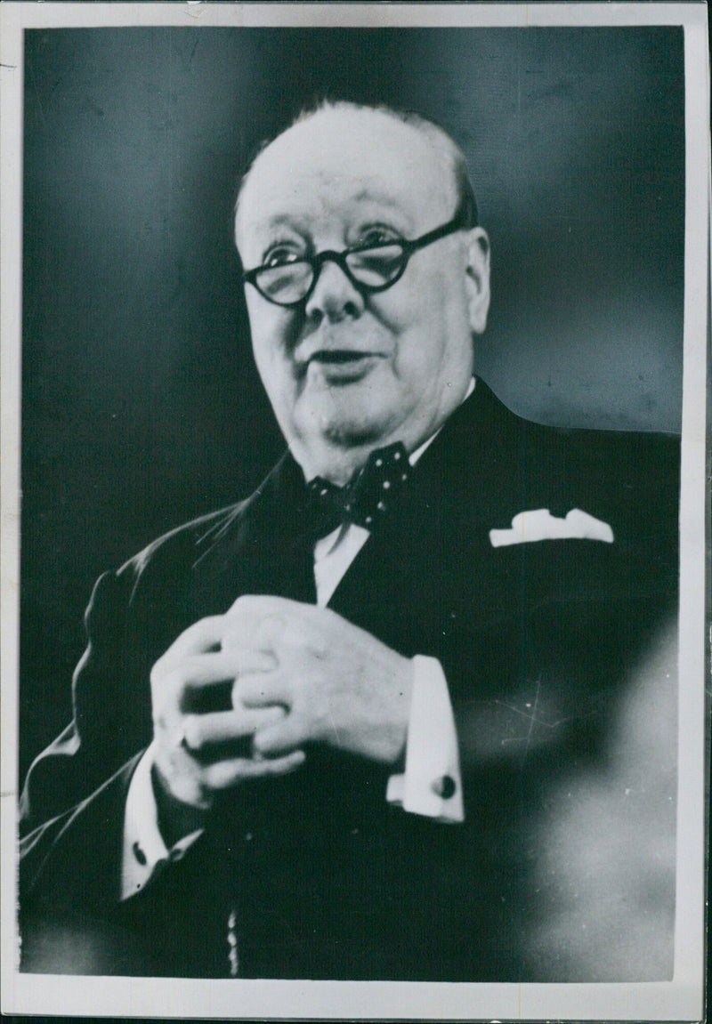 Sir Winston Churchill - Vintage Photograph