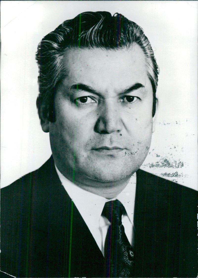 #38 Soviet Politicians: RAKHMAN NABIEV Chairman of the Council of Ministers of Tadzhikistan (Tadzhik Soviet Socialist Republic) - Vintage Photograph
