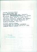 P.V. NARASIMHA RAO OPS - Vintage Photograph