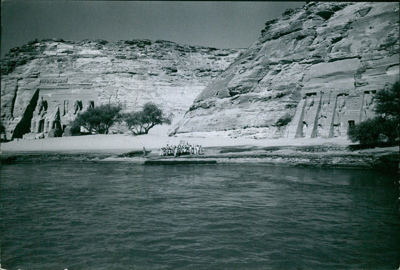 Great Temple of Abu Simbel - Vintage Photograph