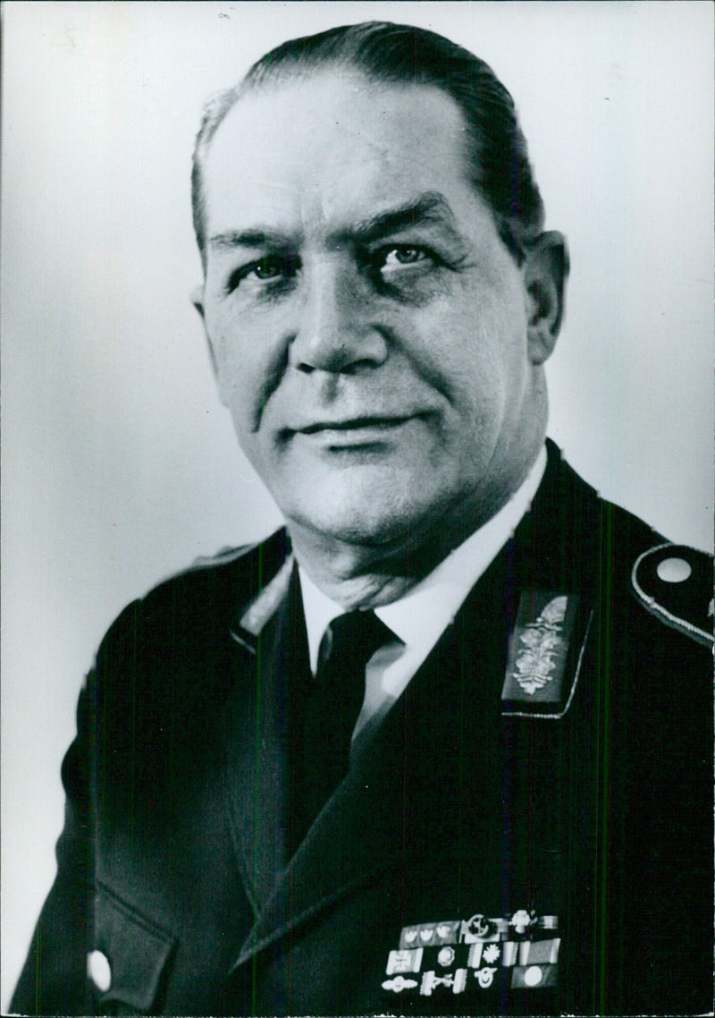 TOE West German Service Chiefs: LT.-GEN. WERNER PANITZKI Inspector of the Federal German Air Force. - Vintage Photograph