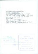 Simon Napier-Bell, manager of the rock group "Wham" - Vintage Photograph