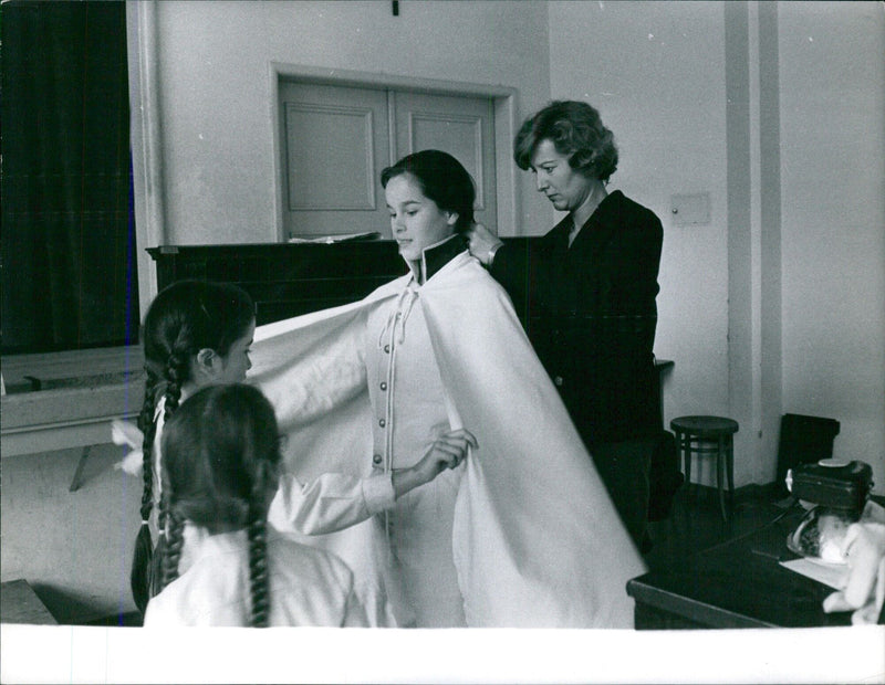 Geraldine Chaplin in Stockholm, Sweden - Vintage Photograph