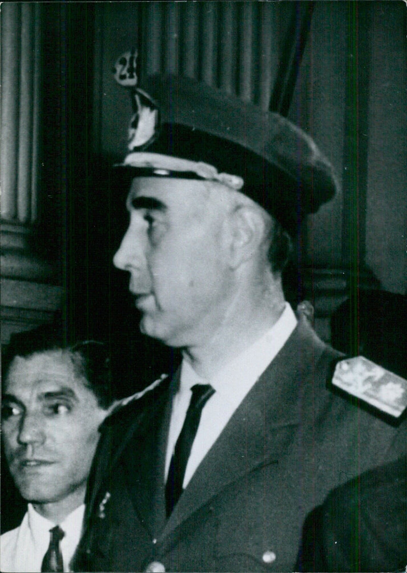 Argentine Service Chiefs ADMIRAL JORGE PALMA Chief of the Naval Forces - Vintage Photograph