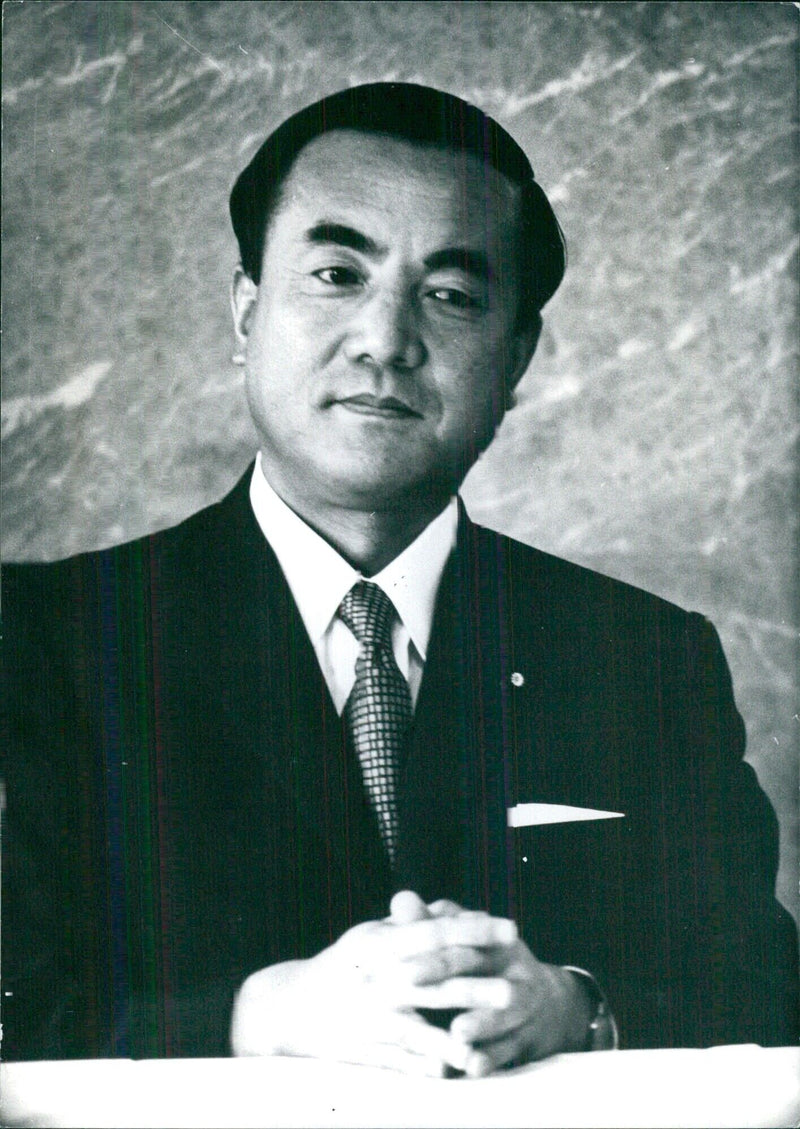 Japanese Politicians: YASUHIRO NAKASONE - Vintage Photograph