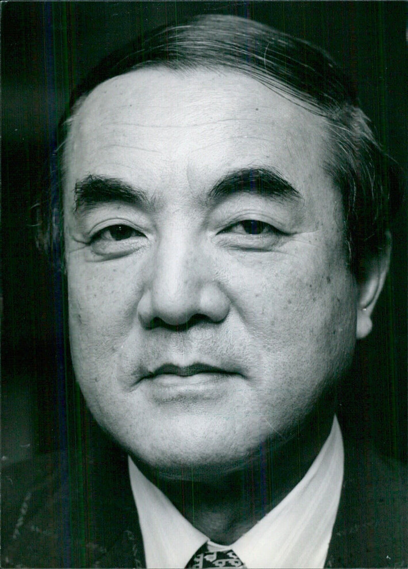 Japanese Politicians: YASUHIRO NAKASONE OPS - Vintage Photograph