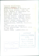 British Politician Charles Pannell, M.P. - Vintage Photograph