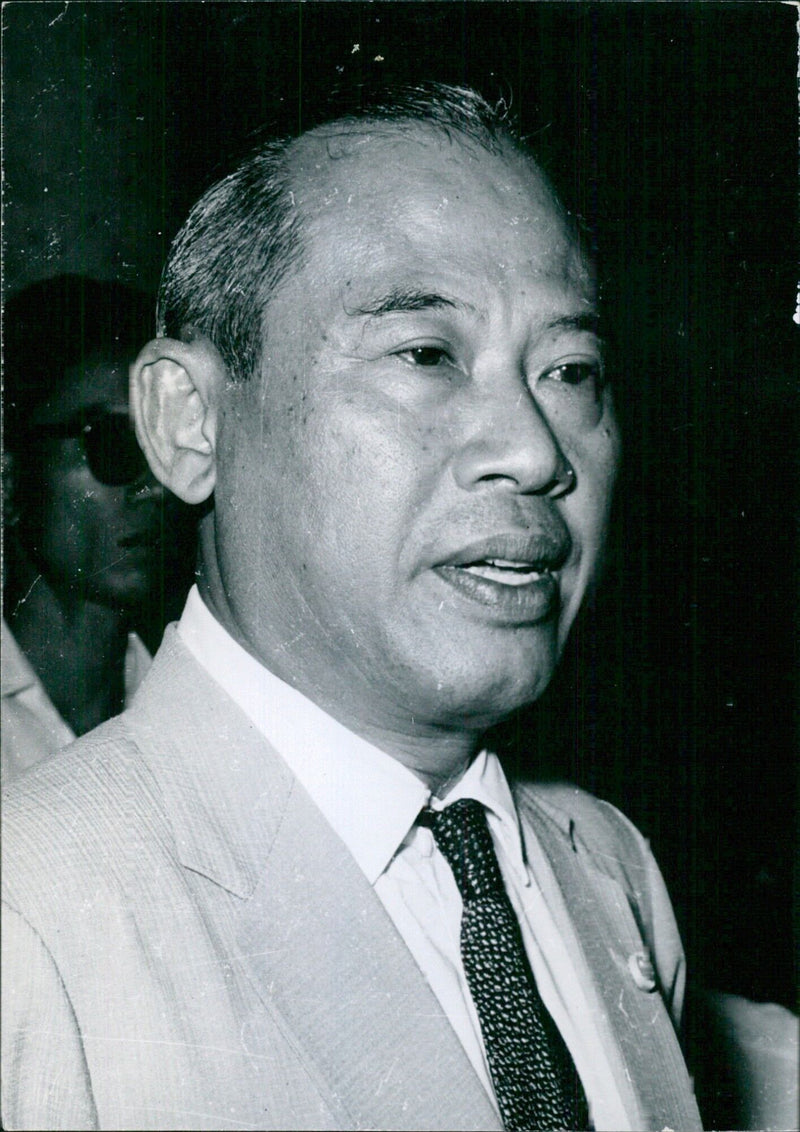 GENERAL THANOM KITTIKACHORN, Deputy Prime Minister and Minister of Defence - Vintage Photograph