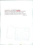 Cardinal Alfredo Pacini, Nuncio to Switzerland - Vintage Photograph