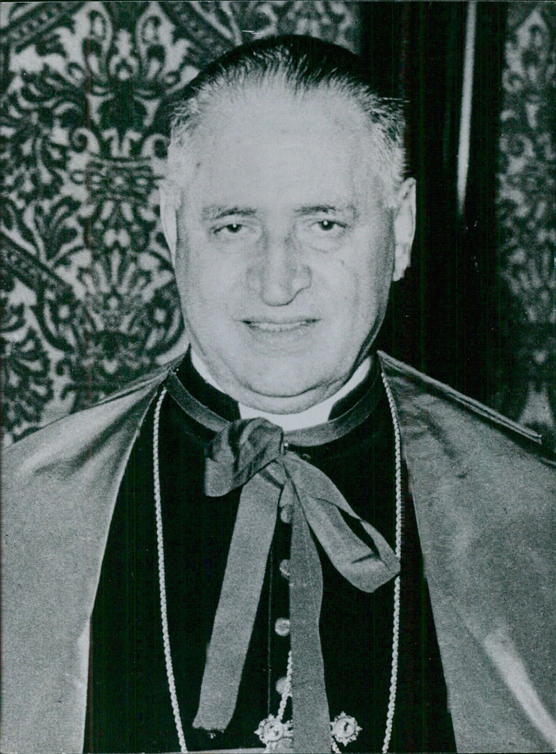 Cardinal Alfredo Pacini, Nuncio to Switzerland - Vintage Photograph