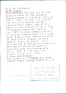 British Hurdlers: ALAN PASCOE - Vintage Photograph