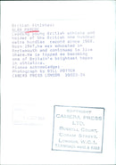 British Athlete Alan Pascoe - Vintage Photograph