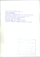 PHIL PARKES - Reserve goalkeeper in the England football squad - Vintage Photograph