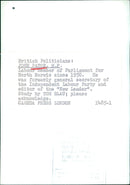 British Politicians: JOHN PATON M.P. - Vintage Photograph