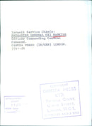 Israeli Service Chiefs: BRIGADIER GENERAL UZI NARKISS Officer Commanding Central Command - Vintage Photograph