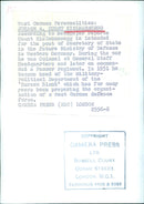 KE West German Personalities: JOHANN A. COUNT KIELMANNSEGG - Vintage Photograph