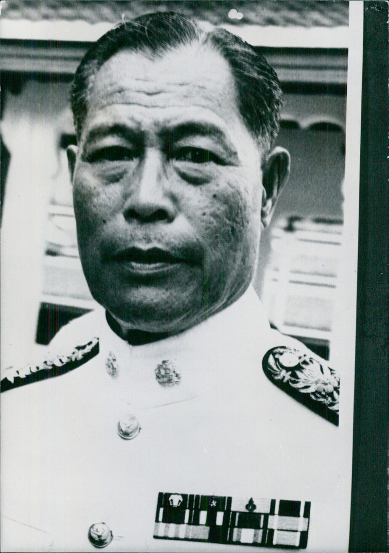 Thai Politician GENERAL LEX NAEUMALI, Deputy Minister of Defence - Vintage Photograph