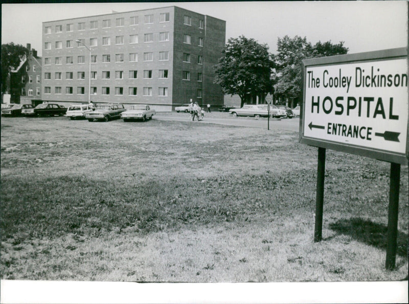 Cooley Dickinson Hospital Entrance - Vintage Photograph