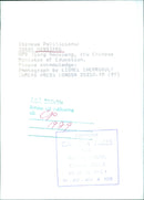 Chinese Minister of Education, Jiang Nanxiang - Vintage Photograph