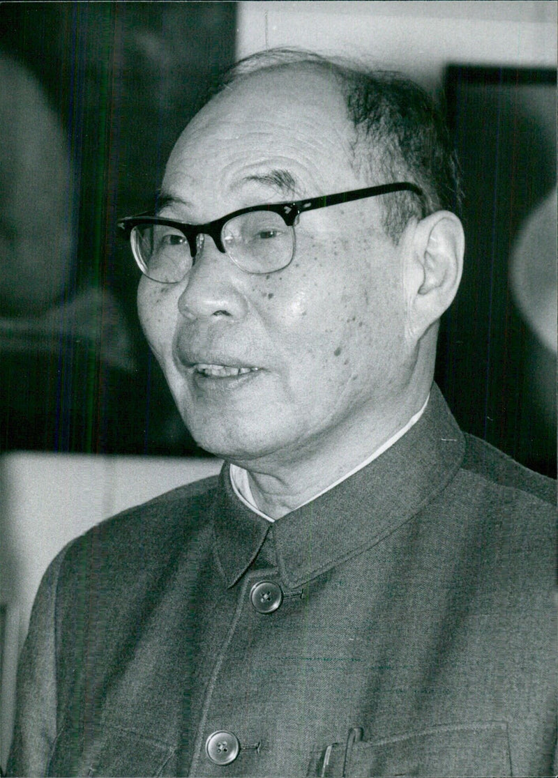Chinese Minister of Education, Jiang Nanxiang - Vintage Photograph
