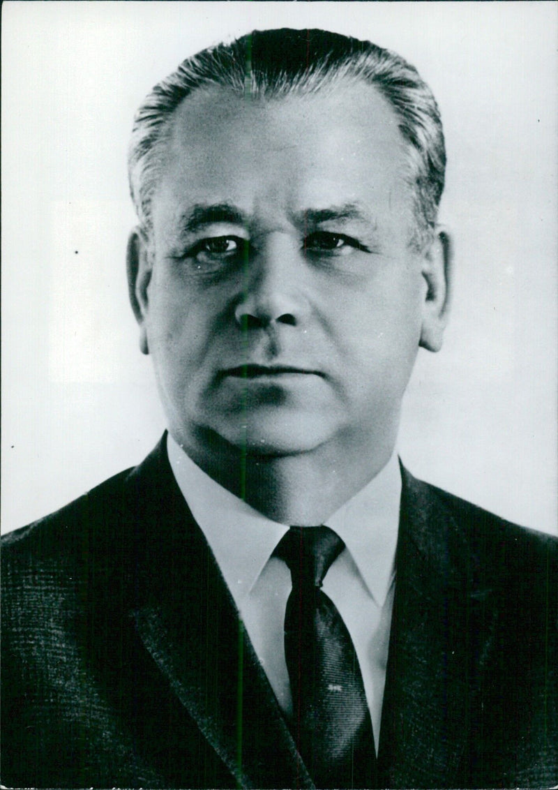 ANDREY P. KIRILENKO Member of the Political Bureau of the Communist Party Central Committee; Secretary of the Party Central Committee. - Vintage Photograph