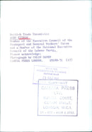 British Trade Unionists - Vintage Photograph