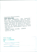 Japanese Politicians - Vintage Photograph