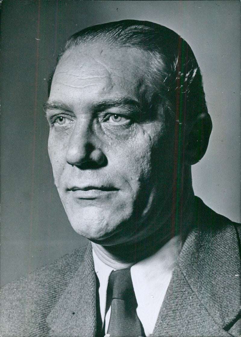 Colonel Gerhard Panitzki, Head of the Air Force Section, Federal Ministry of Defence in Bonn - Vintage Photograph