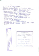 British Politicians: GRAMAR PAGE, M.P. - Vintage Photograph