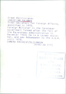 CHRISTIAN PALAMAS, Greek Politician - Vintage Photograph