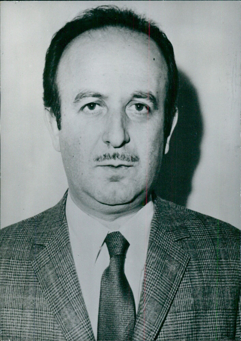 Turkish Politicians: DOGAN KITAPLI Minister of State. - Vintage Photograph