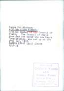 WILLIAM GITHU KIMEMIA, African Member of the Council of State - Vintage Photograph