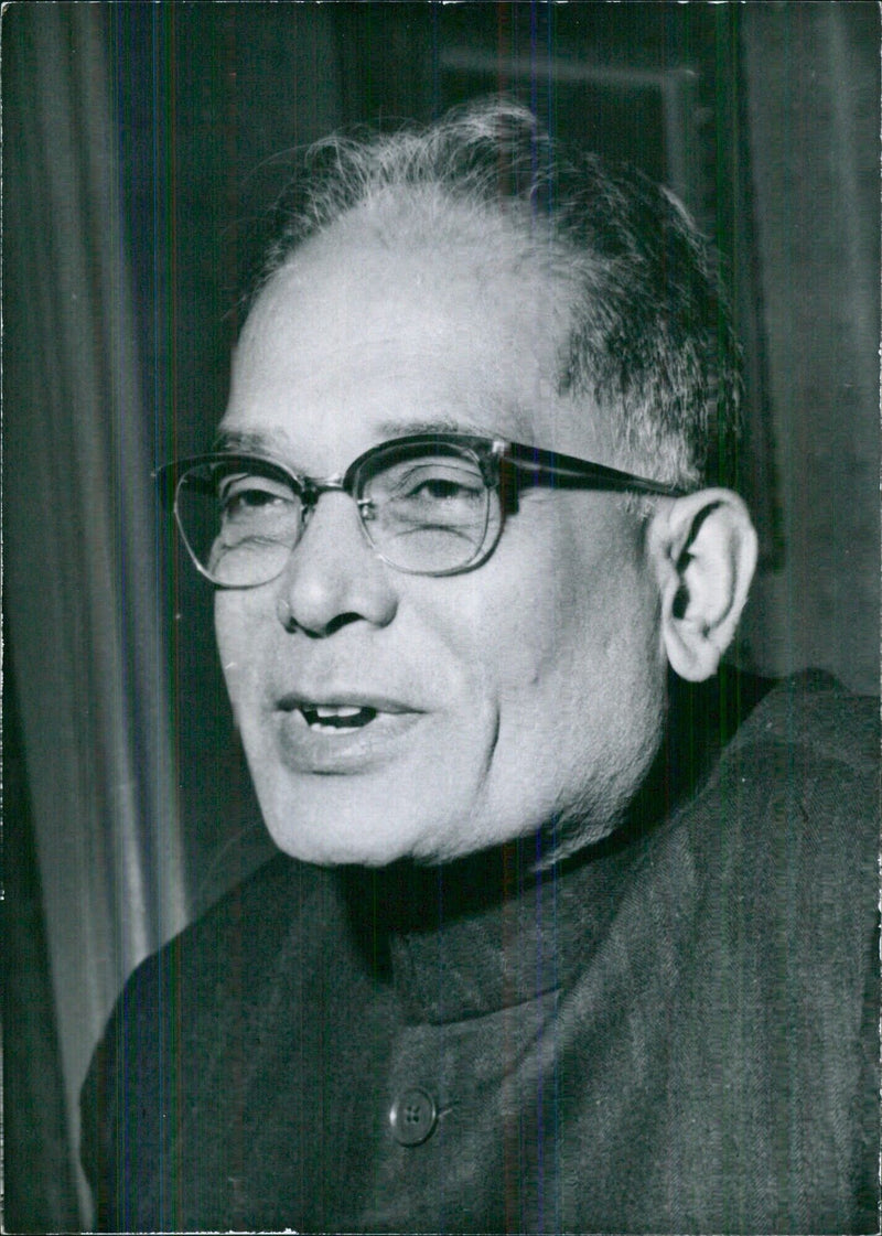 Jai Prakash Narayan, Leader of the Sarvodaya Movement in India - Vintage Photograph
