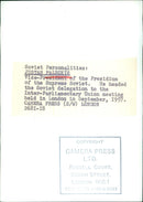 JUSTAS PALECKIS, Vice-President of the Presidium of the Supreme Soviet - Vintage Photograph