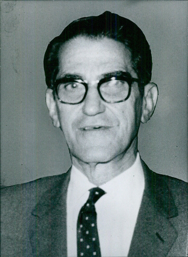 MR. GEORGE NACCACHE, Minister of Public Works in the Lebanese Cabinet - Vintage Photograph