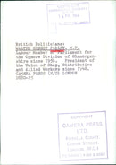 British Politician Walter Ernest Padley, M.P. - Vintage Photograph