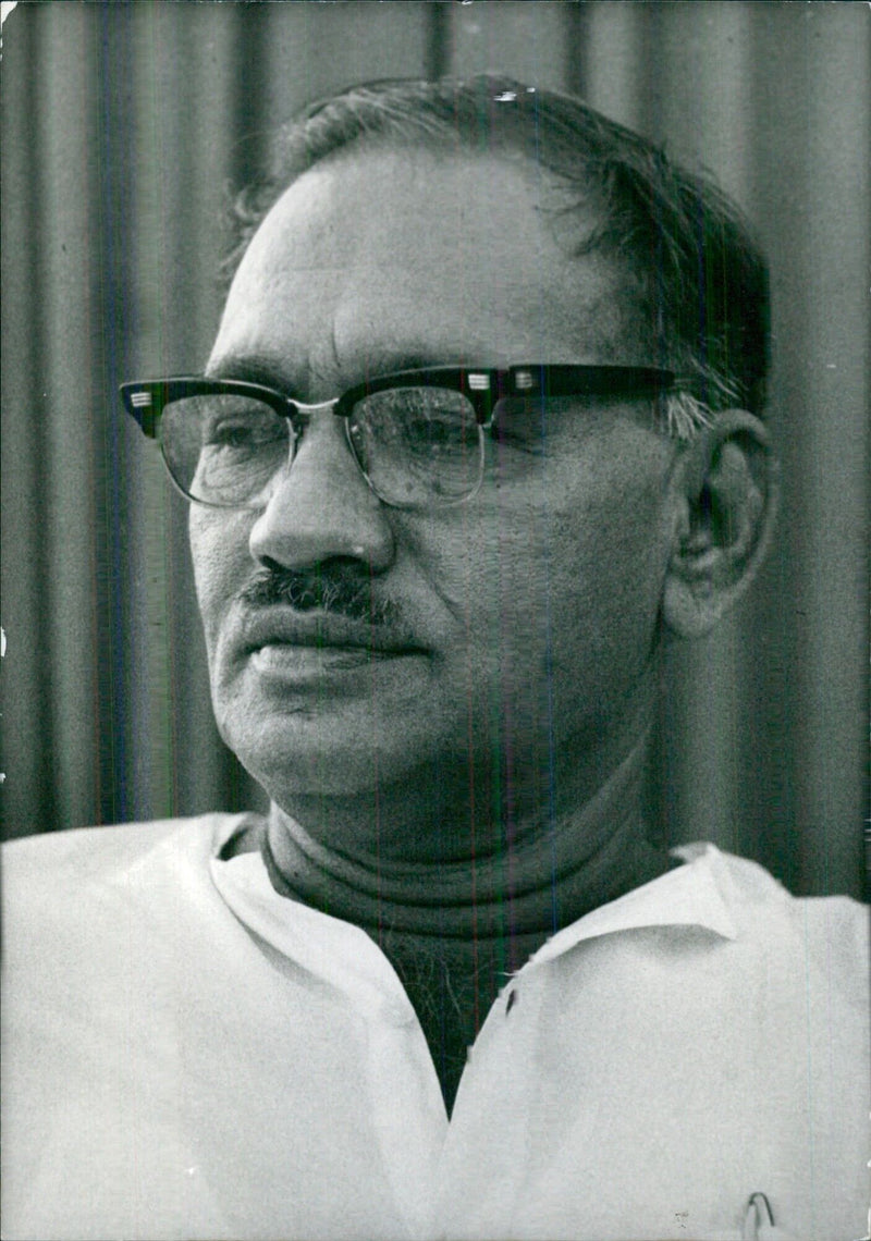 M.N.GOVINDAN NAIR, General Secretary of the Kerala Branch of the Indian Communist Party - Vintage Photograph