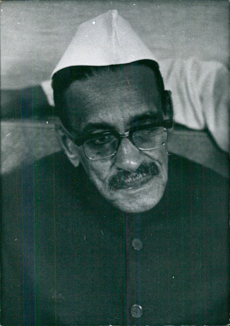 G.L. NANDA, Senior Member of the Congress Party - Vintage Photograph
