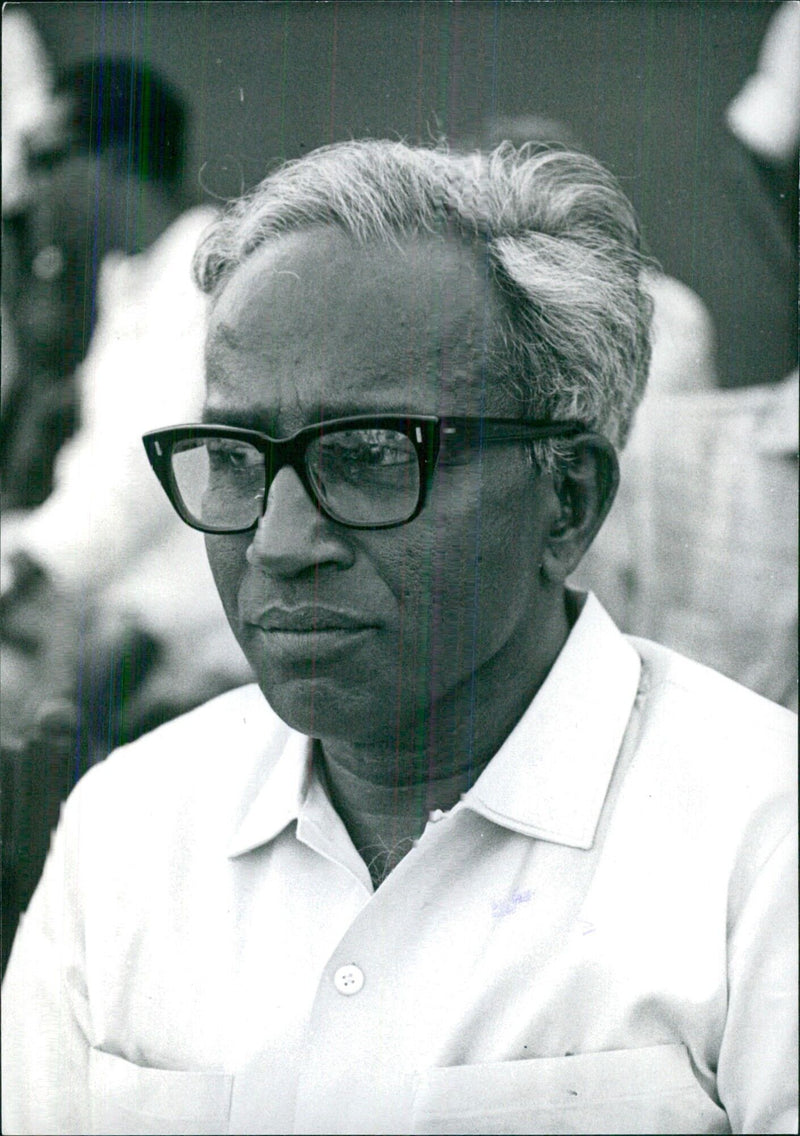 E. M. S. NAMBOODIRIPAD, líder comunista indio y ex Ministro Principal de Kerala. - Vintage Photograph