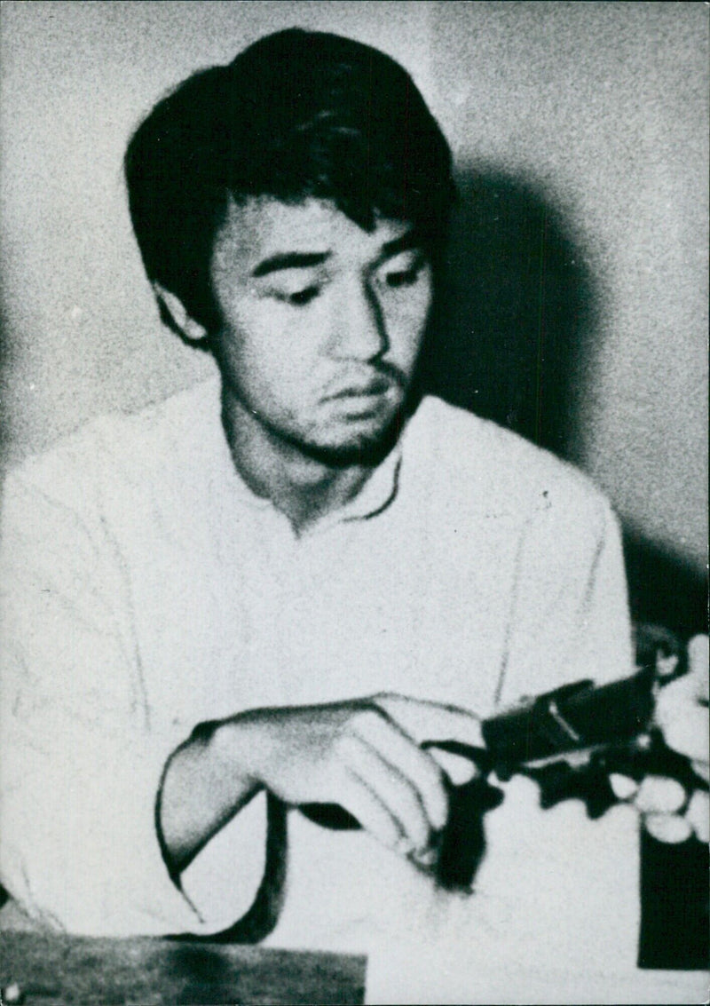 Japanese Terrorist Kozo Okamoto - Vintage Photograph