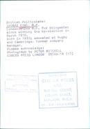 British Politician Thomas King, M.P. - Vintage Photograph