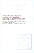 Indonesian Politicians - Vintage Photograph