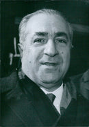 Turkish Politicians: SAFFET OMAY Minister of State in the Government of Prime Minister Ismet Inonu. - Vintage Photograph