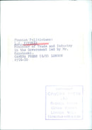 Finnish Politicians: L.J. KIVEKÄS Minister of Trade and Industry in the Government led by Mr. Kuuskoski. - Vintage Photograph