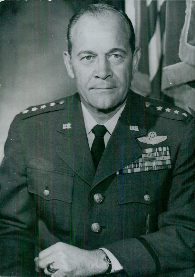 General Joseph J. Nazzaro, Commander-in-Chief of Pacific Air Forces - Vintage Photograph