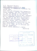 Rear Admiral Charles D. Nace, Commander of Submarine Flotilla Two - Vintage Photograph