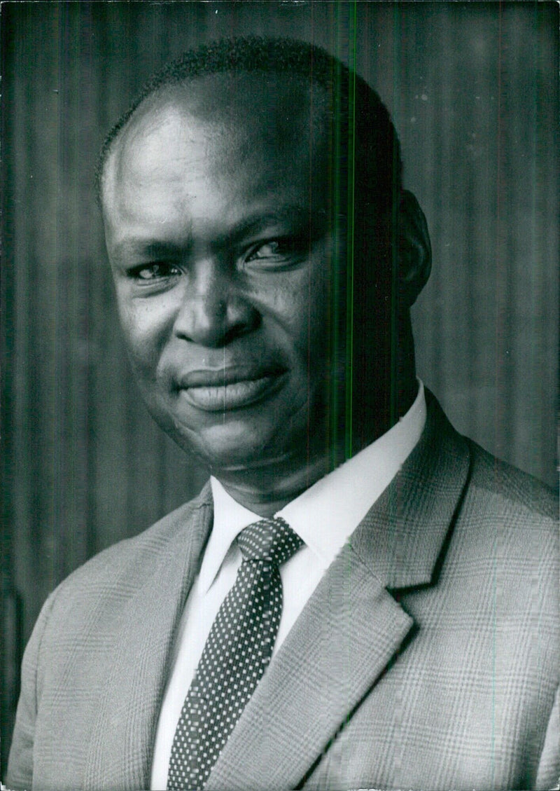 BOAZ OMARI, Managing Editor of The Daily Nation - Vintage Photograph